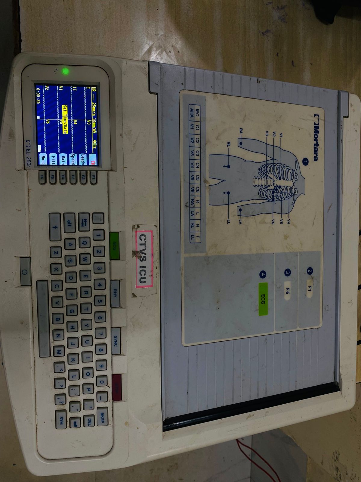 Refurbished Mortara ELI 250c electrocardiograph (ECG/EKG) machine. - Image 2
