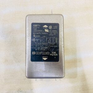 Used Corcom 10ET1 EMI Filter – 10A Power Line Filter by TE Connectivity for EMI Suppression