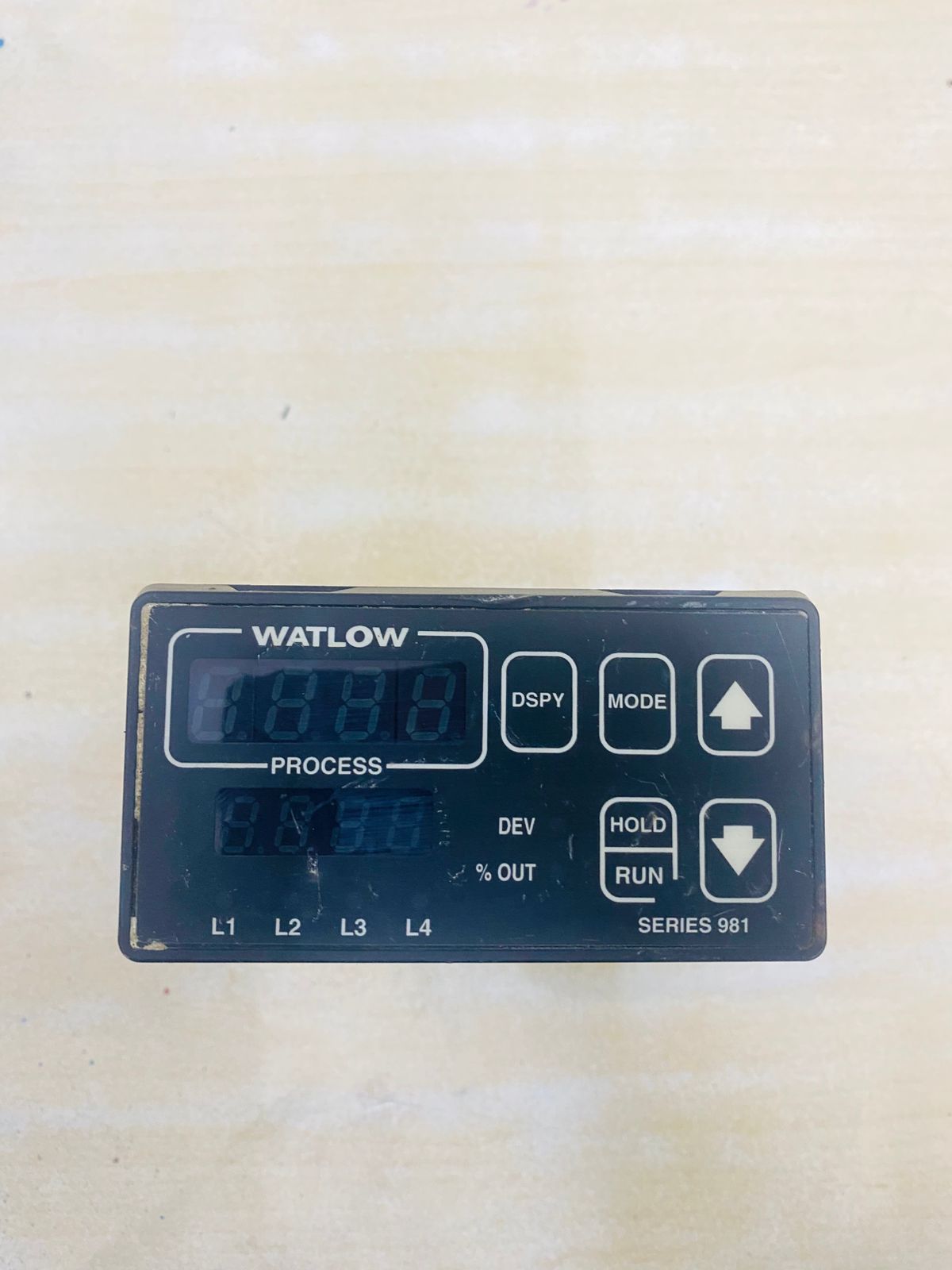 Used Watlow Series 981 Ramping Temperature Controller – Industrial PID Temperature Control Unit